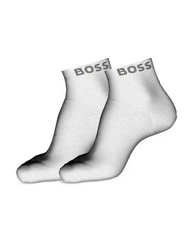Hugo Boss | Cotton Blend Logo Ankle Socks, Pack of 2 满$100减$25, 满减