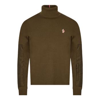 推荐Moncler Grenoble Roll Neck Knit - Olive商品