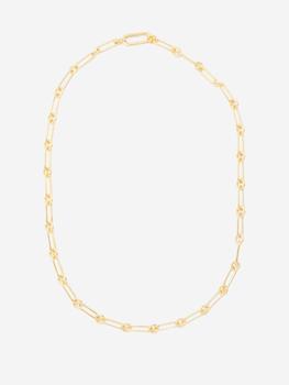 推荐Large gold-plated box-chain necklace商品