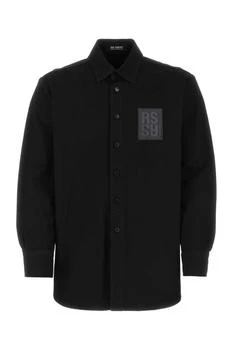 推荐Raf Simons Logo Patch Buttoned Denim Shirt商品