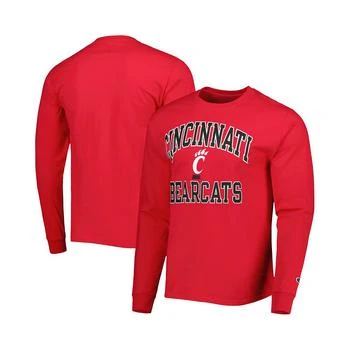 CHAMPION | Men's Red Cincinnati Bearcats High Motor Long Sleeve T-shirt 7.8折
