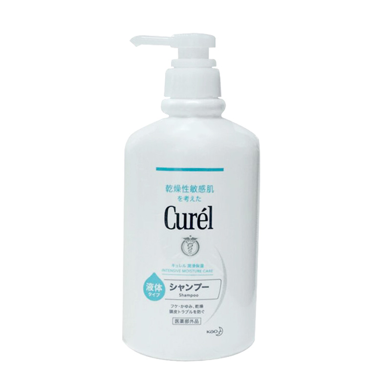推荐Curel珂润洗发水洗发露控油蓬松洗头膏去屑止痒弱酸性保湿修复商品