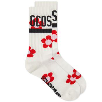 推荐GCDS Flowers Logo Sock商品