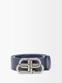 推荐BB-logo leather belt商品