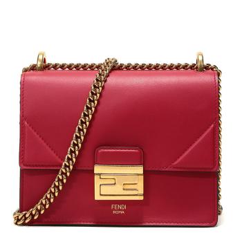 肯迪文正品, Fendi | Fendi 芬迪 女士复古红色牛皮小方包斜挎包 8BT312-A5DY-F17U7商品图片 满$100享9.5折, 满折