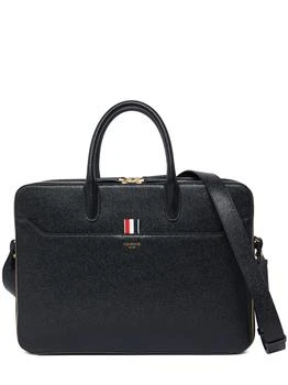 Thom Browne | Grained Leather Briefcase,商家LUISAVIAROMA,价格¥11589