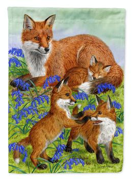 推荐28 x 40 in. Polyester Fox Family Flag Canvas House Size 2-Sided Heavyweight商品