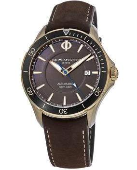推荐Baume & Mercier Clifton Club Automatic Brown Dial Leather Strap Men's Watch 10501商品
