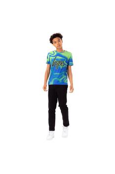 推荐Boys Script T-Shirt Green/Neon Blue商品