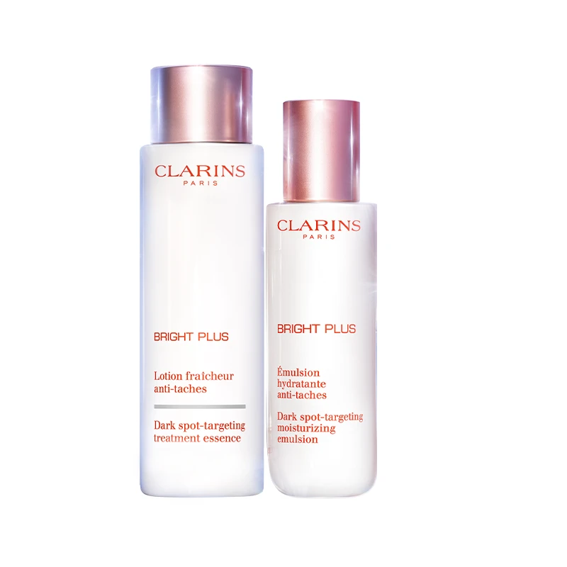 Clarins | Clarins 娇韵诗 透亮焕白面部套装牛奶水乳 水200ml+乳75ml 金晨同款 透亮舒缓白皙 7.2折, 包邮包税