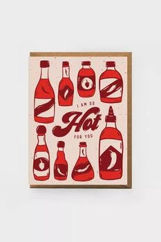 Boss Dotty | Boss Dotty Hot Sauce Love Greeting Card,商家Urban Outfitters,价格¥41