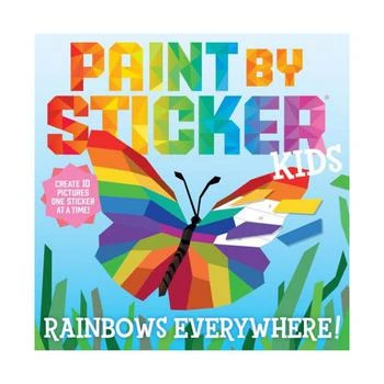 Barnes & Noble | Paint by Sticker Kids- Rainbows Everywhere - Create 10 Pictures One Sticker at a Time by Workman Publishing,商家Macy's,价格¥73