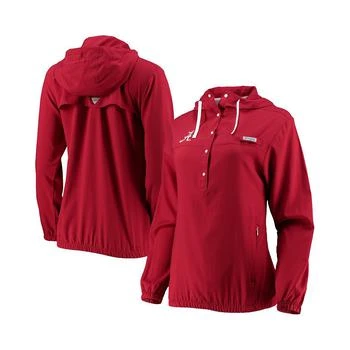 Columbia | Women's Crimson Alabama Crimson Tide Tamiami Sun-Protection Omni-Wick Pullover Hoodie 7.4折