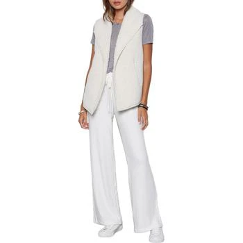 Tart | Tart Collections Dania Women's Faux Fur Lined Open Front Vest with Draped Lapel,商家BHFO,价格¥136