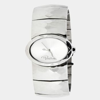 推荐Roberto Cavalli Silver Stainless Steel Multiface R7253133515 Women's Wristwatch 36 mm商品