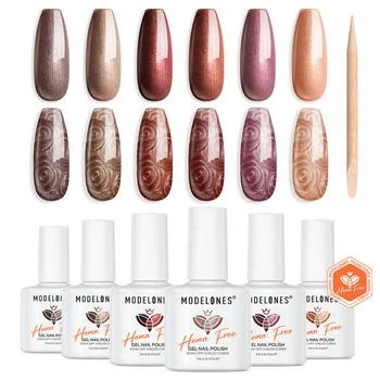 MODELONES | Psychedelic Pearl - 无hema6色甲油胶套装敏感肌适用 7ml,商家MODELONES,价格¥81