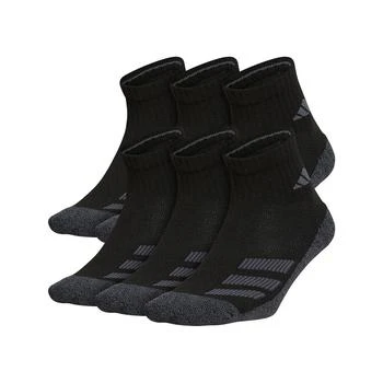 Adidas | Big Boys Cushioned Angle Stripe Quarter Sock Pack of 6,商家Macy's,价格¥89