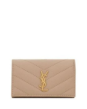 Yves Saint Laurent | Cassandre Slim Key Case in Grain De Poudre Embossed Leather,商家Bloomingdale's,价格¥2956