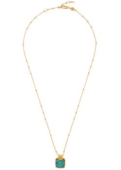 推荐Amazonite Lena 18kt gold vermeil necklace商品