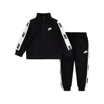 NIKE | Toddler Boys Wordmark Taping Tricot Jacket and Joggers, 2 Piece Set商品图片,5.7折