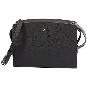 barbour ashby真假, DAKS | Daks Ladies Ashby Black Leather Shoulder Bag商品图片 5.5折