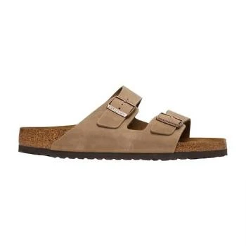 推荐【特惠9.0折】包邮包税【预售7天发货】 BIRKENSTOCK 男士 平底凉鞋 Arizona Waxy 皮凉鞋  552811/Tabacco Brown BIO955WEBRW商品