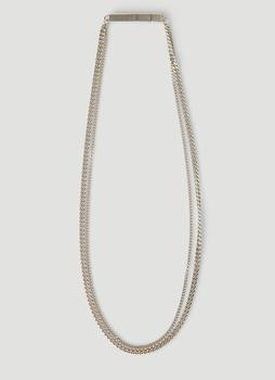 推荐Double Chain Necklace in Silver商品