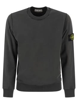 推荐Stone Island Crewneck Logo Patch Sweatshirt商品