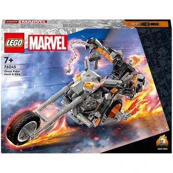 LEGO | LEGO Marvel Ghost Rider Mech & Bike Motorbike Toy (76245),商家Zavvi US,价格¥328
