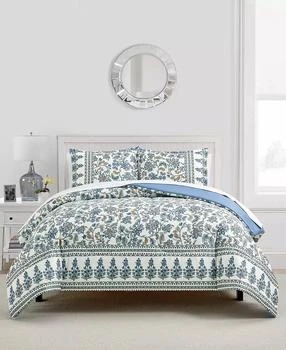 Sunham | Jasmine Floral-Print 3-Pc. Comforter Sets,商家Macy's,价格¥599