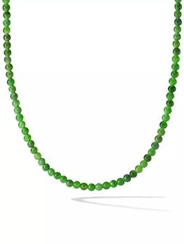 David Yurman | Spiritual Beads Necklace with Nephrite Jade and 18K Yellow Gold,商家Saks Fifth Avenue,价格¥15378