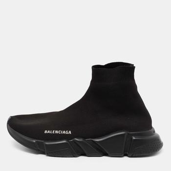推荐Balenciaga Black Knit Fabric Speed Trainer Sneakers Size 43商品
