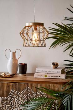 商品Urban Outfitters | Talia Caged Pendant Light,商家Urban Outfitters,价格¥602图片