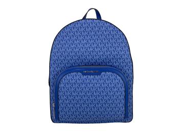 推荐Michael Kors Jaycee Electric blue Large Zip Pocket Backpack BookWomen's Women's Bag商品