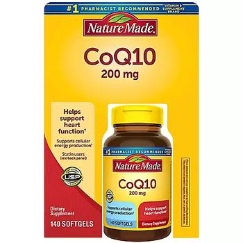 商品Nature Made | Nature Made CoQ10 200 mg. Softgels (140 ct.),商家Sam's Club,价格¥236图片