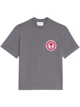 AMI | Ami Paris T-shirts and Polos Grey商品图片,7.4折