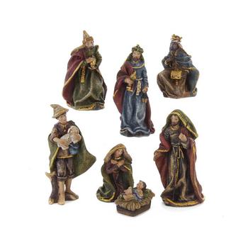 商品3.5" Resin Nativity, 7 Piece Set图片