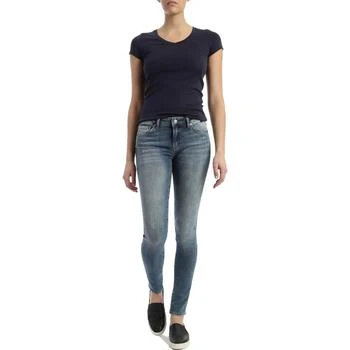 推荐Mavi Adriana Women's Distressed Medium Wash Mid-Rise Skinny Jeans商品