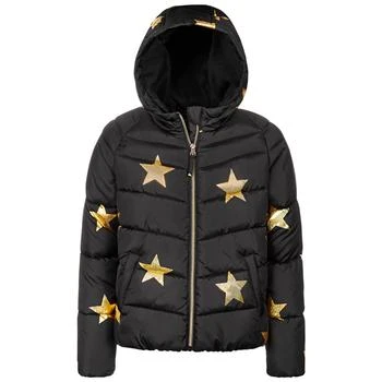 S Rothschild & CO | Big Girls Gold Star Foil Printed Puffer Coat,商家Macy's,价格¥234