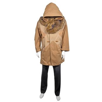 burberry大衣, Burberry | Cotton-twill Blend Parka Coat With Detachable Hood商品图片 7折