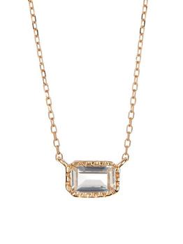 商品Luna 14K Yellow Gold & Diamond Pendant Necklace图片
