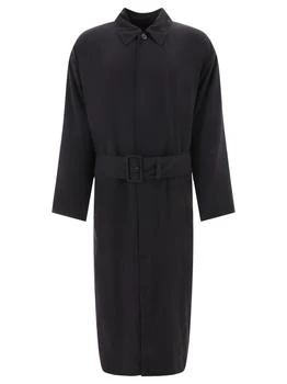Balenciaga | Belted Trench Coat Coats Black,商家Wanan Luxury,价格¥9576