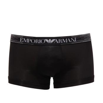 时尚阿玛尼内裤男装, Emporio Armani | EMPORIO ARMANI 男士黑色平角内裤 111389-4A547-00020商品图片 5.7折, 独家减免邮费