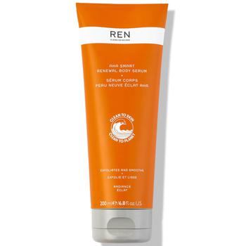 商品REN Clean Skincare AHA Smart Renewal Body Serum图片