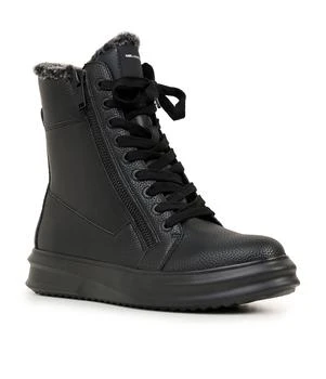 Karl Lagerfeld Paris | MEN'S LEATHER DOUBLE ZIP FUR-LINED BOOT 4.2折