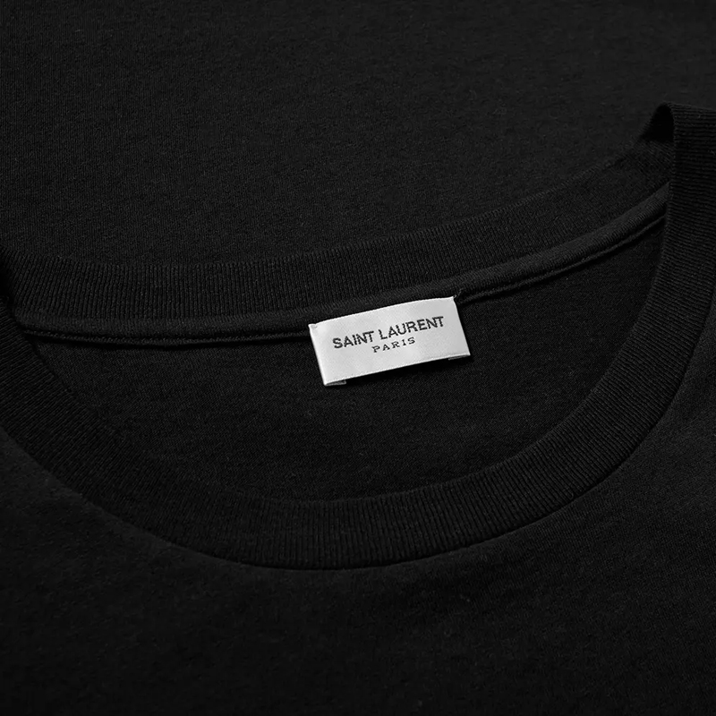 Yves Saint Laurent | SAINT LAURENT 男士黑色T恤 533416-YB2WS-1001商品图片,独家减免邮费