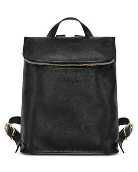 Longchamp | Le Foulonné Top Zip Leather Backpack 独家减免邮费