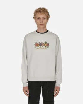 推荐Classic Embroidered Crewneck Sweatshirt Grey商品