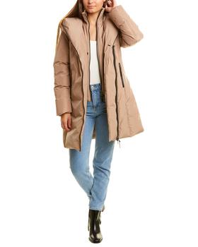 product Mackage Kay Leather-Trim Down Coat image