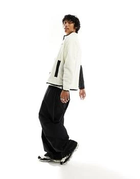 Timberland | Timberland high pile fleece borg jacket in off white 5.5折, 独家减免邮费